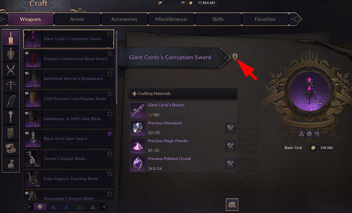Crafting Database - Throne and Liberty Crafting Database - Throne and Liberty